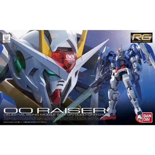 GN-0000+GNR-010 OO Raiser RG Bandai Model Kit