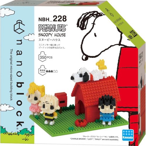 Nanoblock Peanuts Snoopy House Kawada –Snoopy (Inicio)