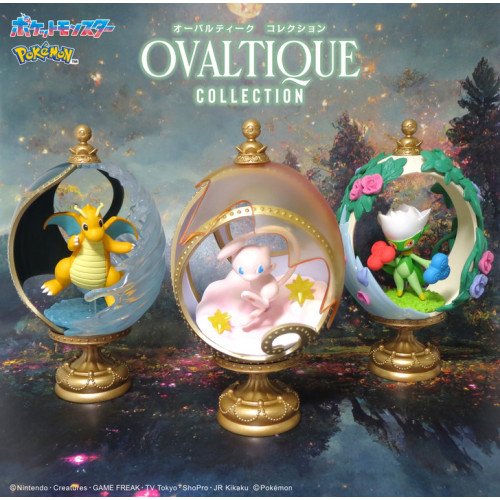 Pokemon Ovaltique Collection Re-ment –Pokemon (Figurines)