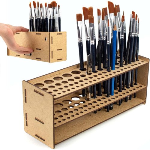 Soporte organizador de pinceles grande – (Inicio)