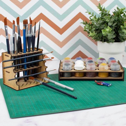 Soporte organizador pinceles pequeño