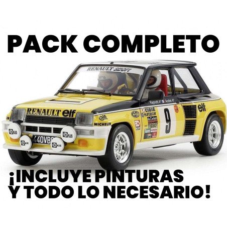 (PACK BASICO) Renault 5 Rally (Incluye todo para el montaje)