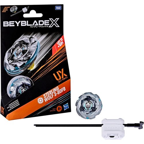 BEYBLADE X - Sterling Wolf 3-80 FB UX Starter Pack Hasbro