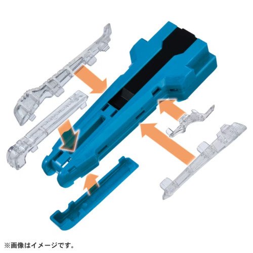 BEYBLADE X BX-42 Rubber Custom Grip Version Azul. Takara Tomy