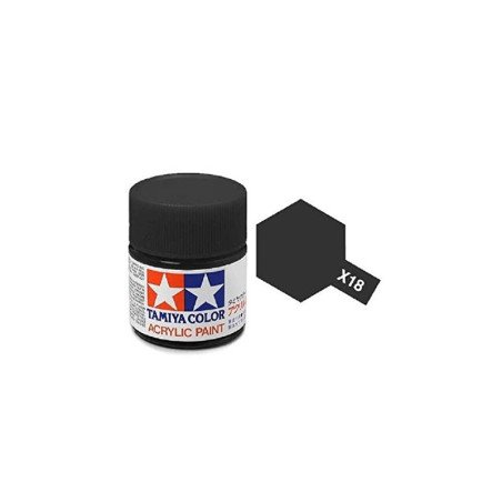 Tamiya x-18 Negro Satinado 10ml