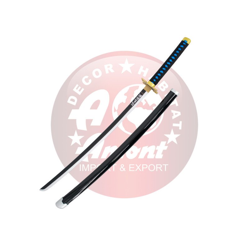 Katana Tokito Muichirou Kimetsu no Yaiba (replica bambú) Katana Tokito Muichirou Kimetsu no Yaiba (replica bambú)