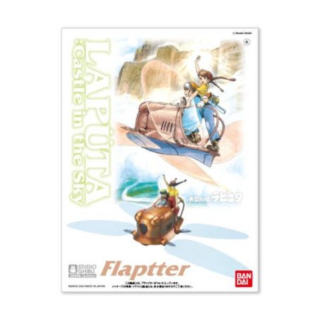 Flaptter: Laputa - Pazu & Sheeta Castle in the Sky0 1/20 Model Kit Bandai (Sin pintar)