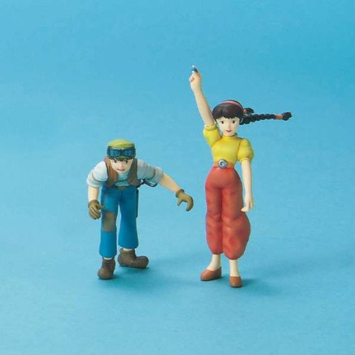 Flaptter: Laputa - Pazu & Sheeta Castle in the Sky0 1/20 Model Kit Bandai (Sin pintar) –Studio Ghibli (Model Kits)