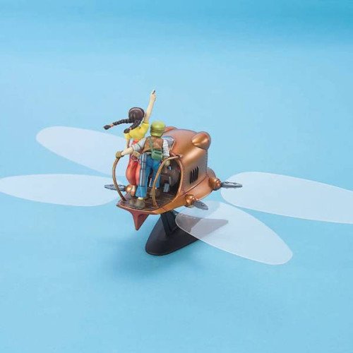 Flaptter: Laputa - Pazu & Sheeta Castle in the Sky0 1/20 Model Kit Bandai (Sin pintar) –Studio Ghibli (Model Kits)