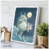 Mi vecino Totoro Coro iluminado por la luna puzzle lienzo Ensky