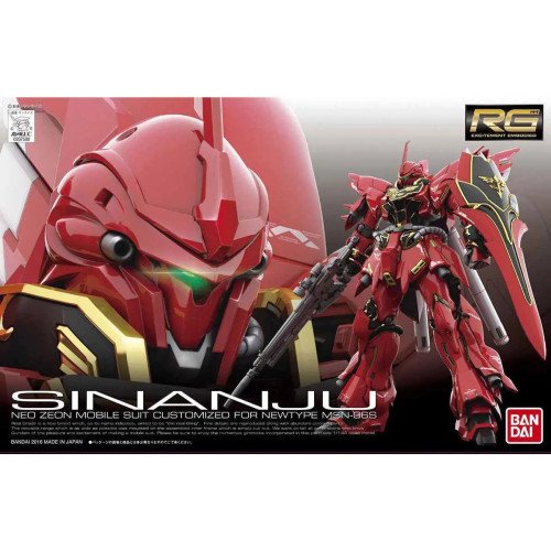 MSN-06S Sinanju RG Gundam Bandai Model Kit