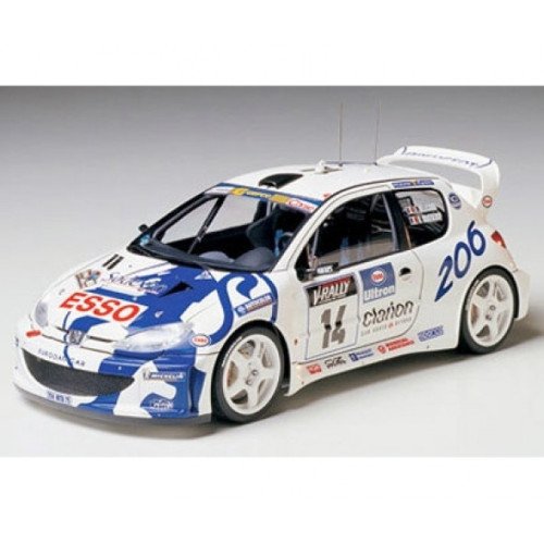 Peugeot 206 WRC 1:24 TAMIYA