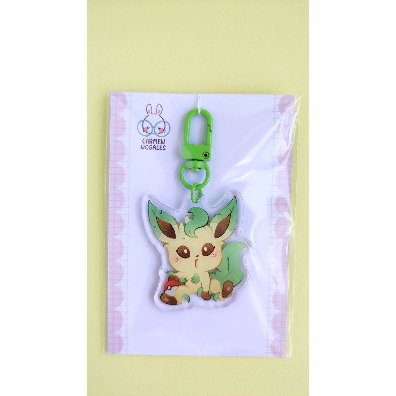 Leafeon Pokemon Llavero Carmen Nogales –Pokemon (New arrivals)