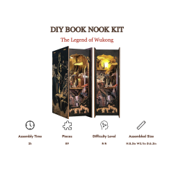 BOOK NOOK KIT - DIY - The Legend of Wukong - 89pc + Luz LED –Otros animes (Novedades)