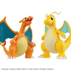 Dragonite y Charizard Pokemon Bandai Model Kit –Pokemon (Novedades)