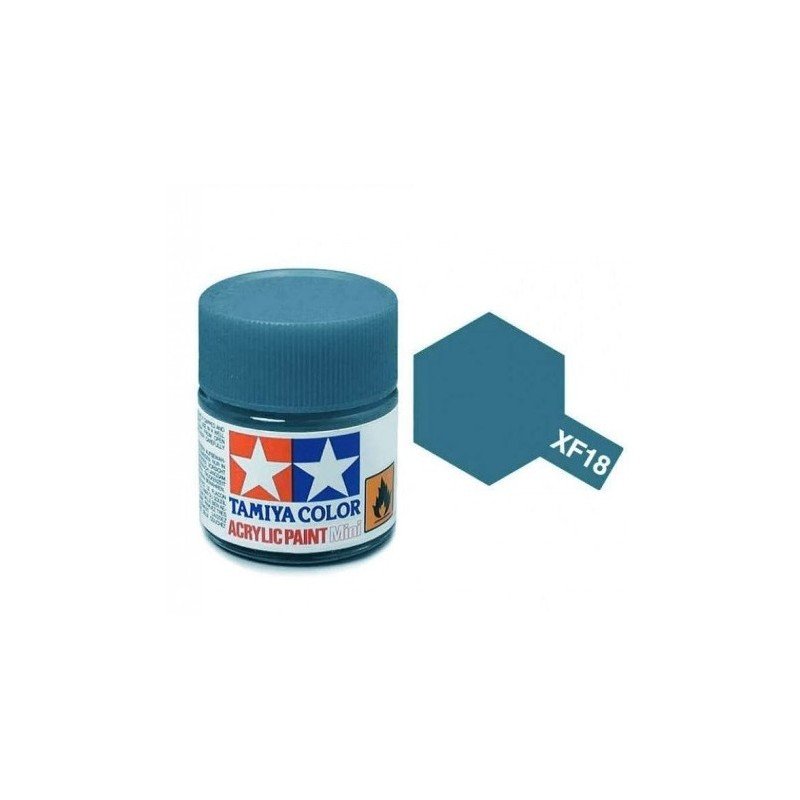 Tamiya xf- 18 Azul Medio Mate 10ml – (Pinturas)