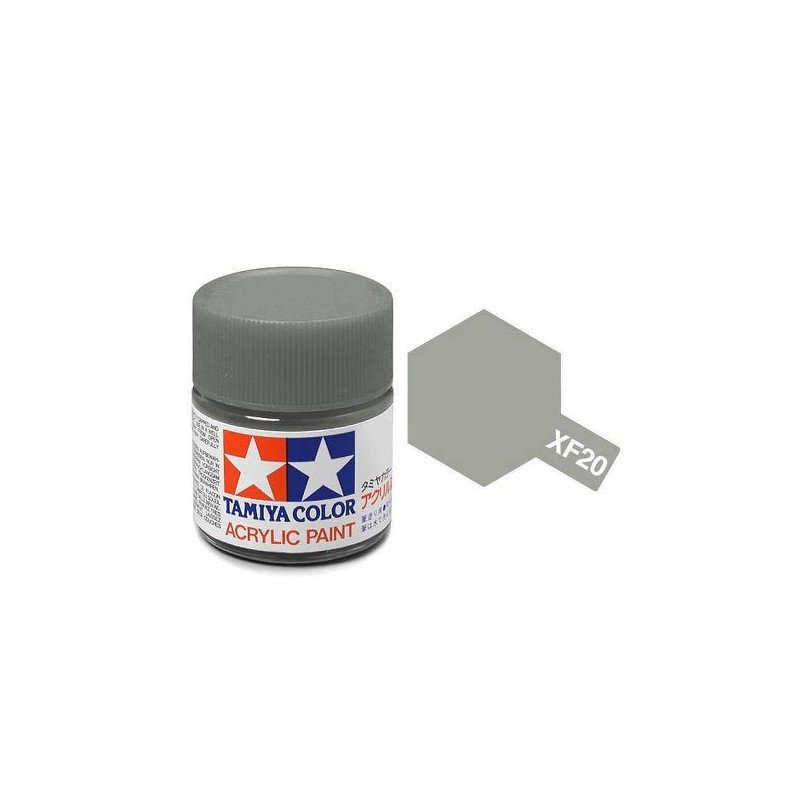 Tamiya xf- 20 Gris Medio Mate 10ml – (Pinturas)