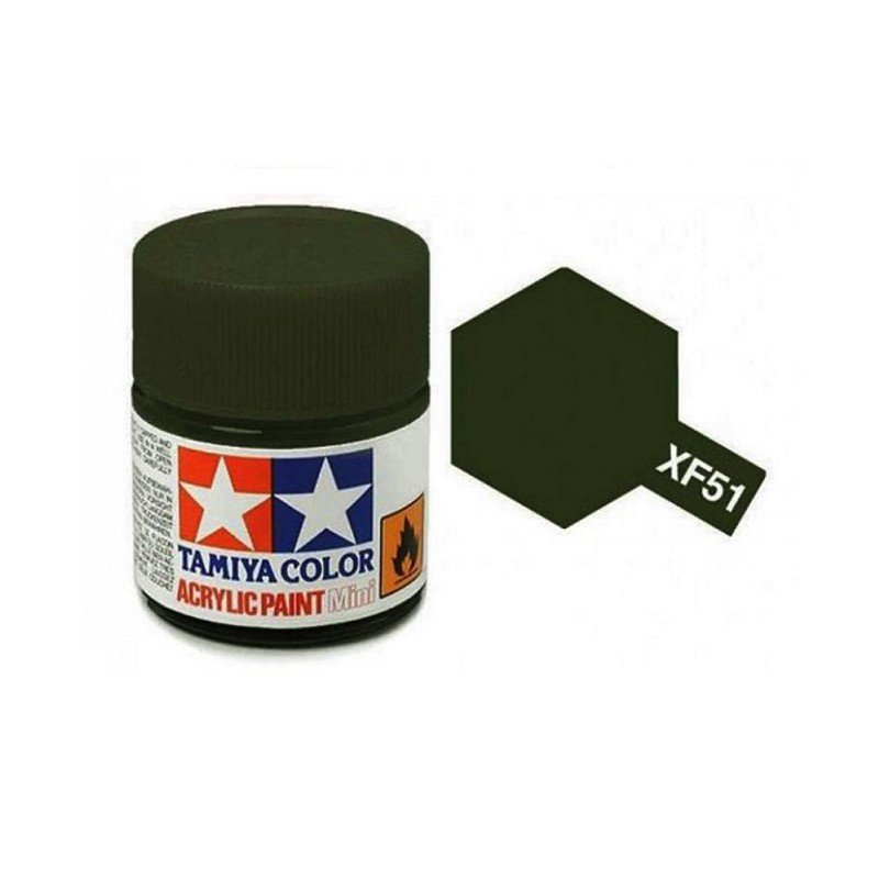 Tamiya xf- 51 Flat Khaki Drab 10ml – (Paints)