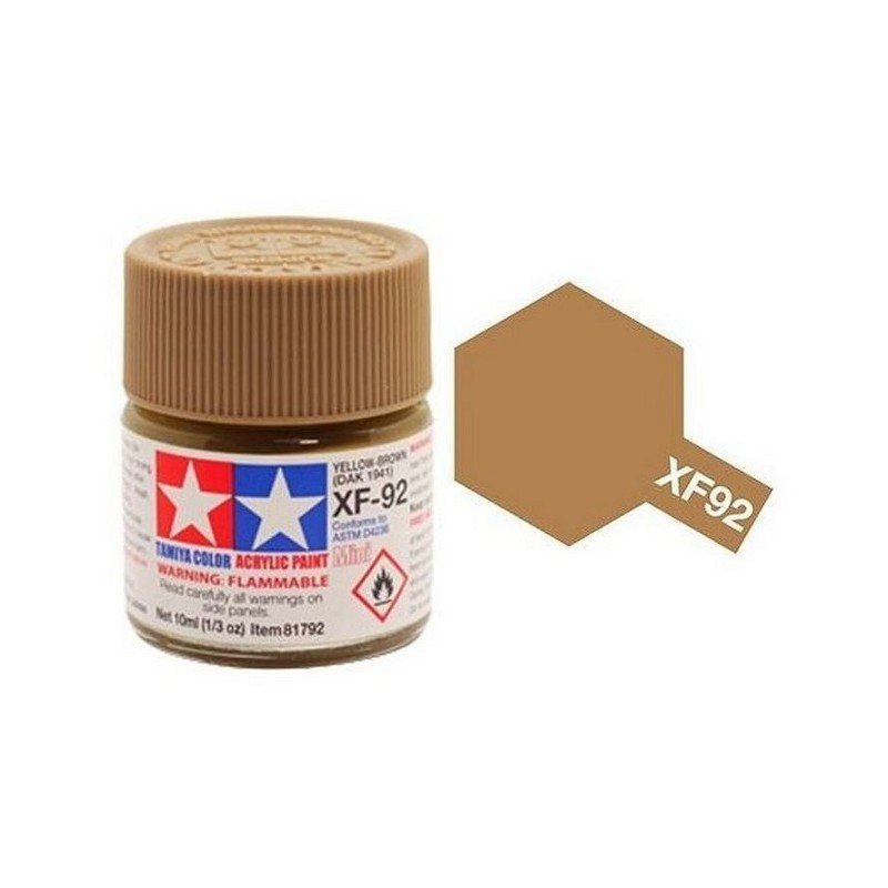 Tamiya xf- 92 Amarillo Marron DAK1941 Mate 10ml – (Pinturas)