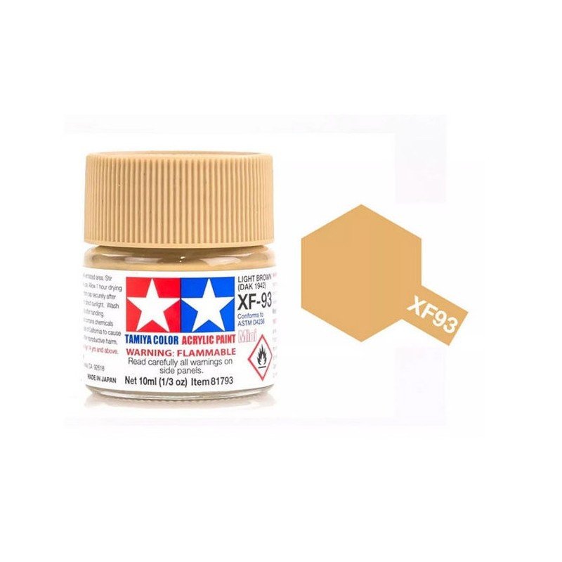 Tamiya xf- 93 Amarillo Marron Claro DAK1941 Mate 10ml – (Pinturas)