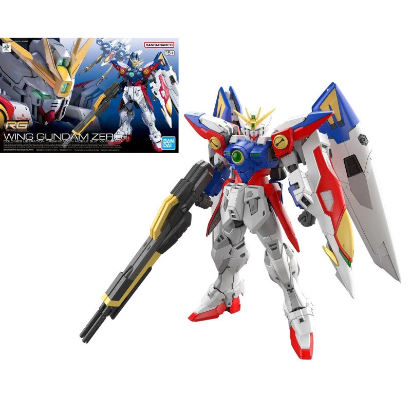 Wing Gundam Zero RG Bandai Model Kit –Gundam (Novedades)