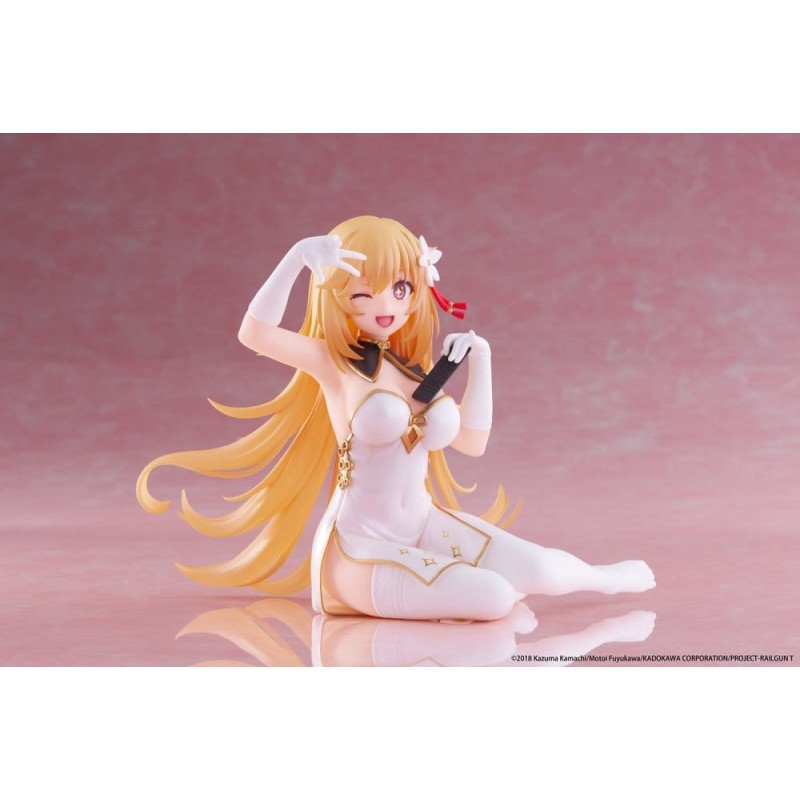A Certain Scientific Railgun Estatua PVC Desktop Cute Figure Misaki Shokuho Chinese Dress Ver. –Otros animes (Preventas)