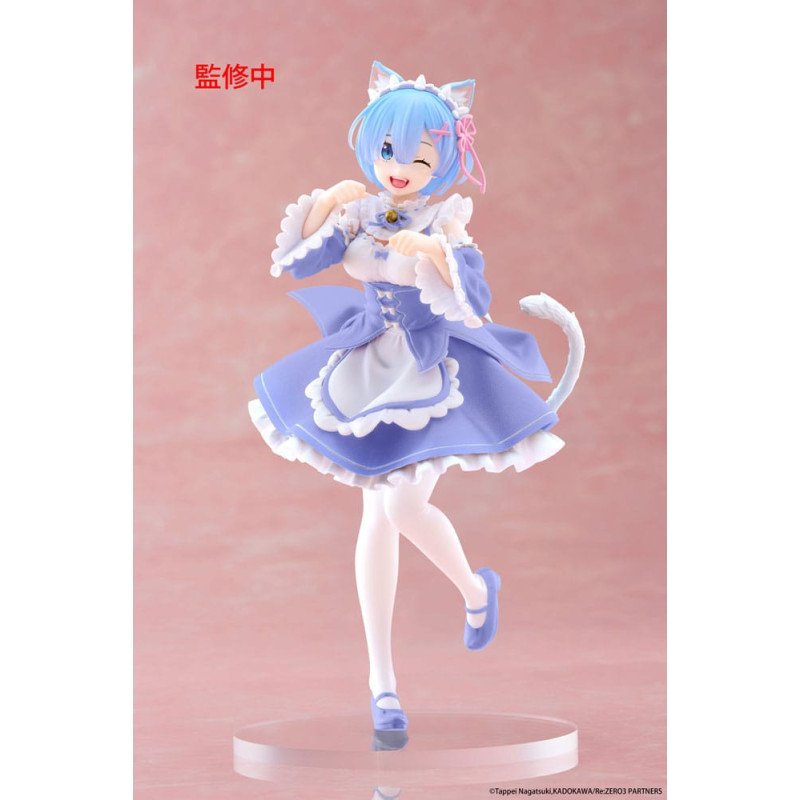 Re:Zero Starting Life in Another World Coreful Estatua PVC Rem Cat Maid Ver –Otros animes (Novedades)