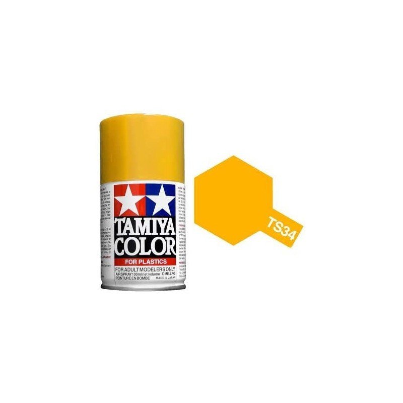Tamiya TS-34 Amarillo Camel Brillante 100ml – (Pinturas)