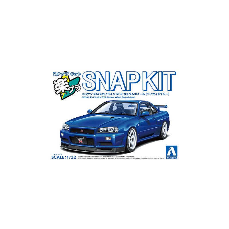 Nissan R34 Skyline GT-R Snap Kit Aoshima – (Inicio)