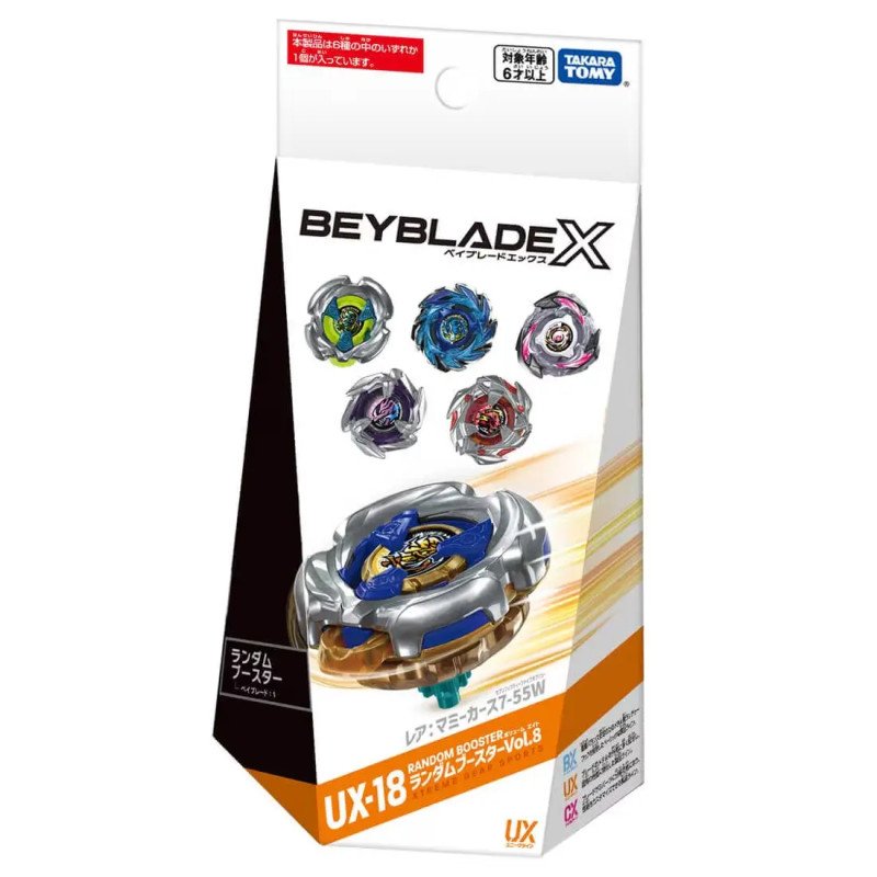 Beyblade X  UX-18 Random Booster Vol. 8 Takara Tomy –Otros animes (New arrivals)