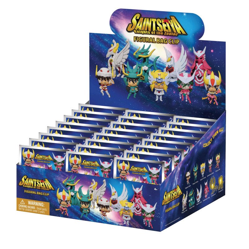 SAINT SEIYA 3D Foam Bag Clip Monogram – (Novedades)