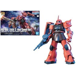 MS-06S Zaku II Aznable's Mobile Red HG Gundam Bandai Model Kit