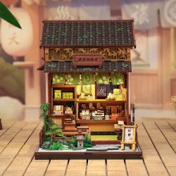 MINIATURE HOUSE - DIY- Kanmi-Dokoro Kurihara - 227pc + LED Light