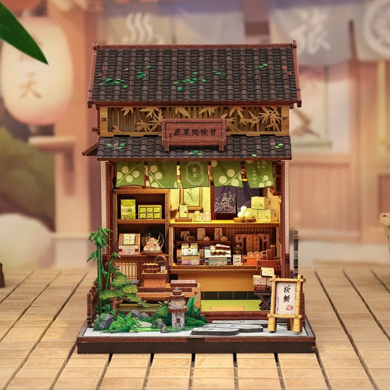 MINIATURE HOUSE - DIY- Kanmi-Dokoro Kurihara - 227pc + LED Light –Otros animes (Novedades)