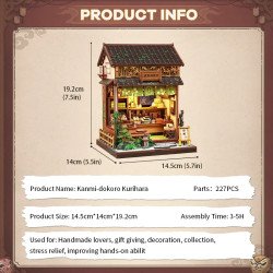 MINIATURE HOUSE - DIY- Kanmi-Dokoro Kurihara - 227pc + LED Light –Otros animes (Novedades)