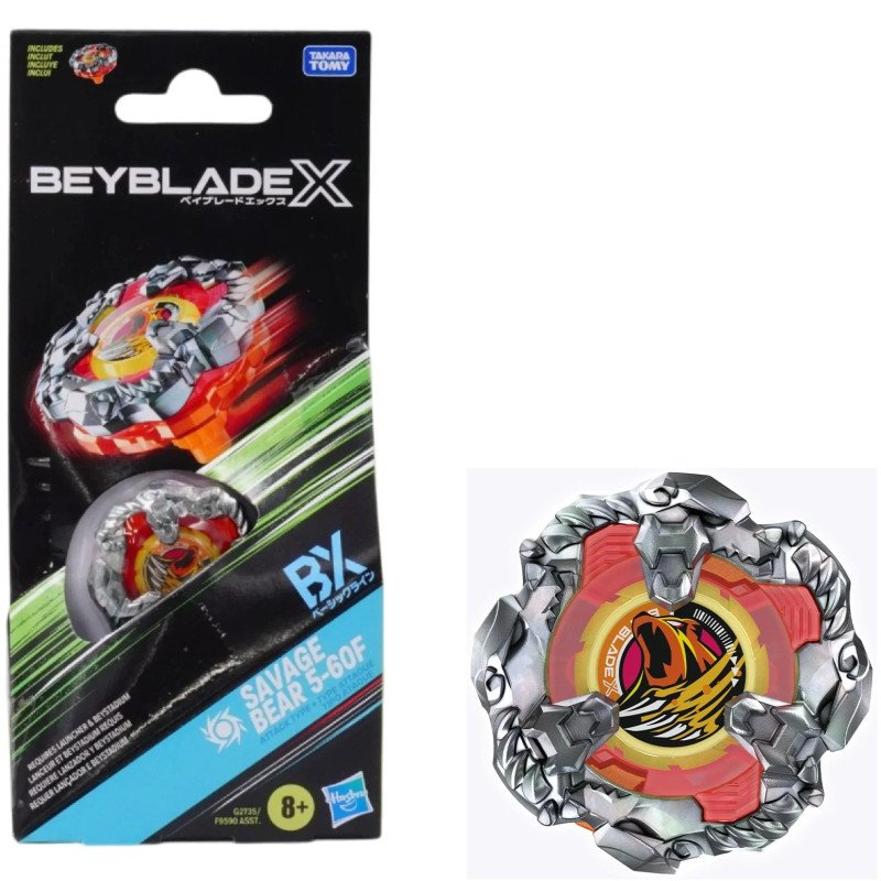 BEYBLADE X - Savage Bear 5-660F Hasbro – (Preventas)