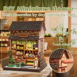 MINIATURE HOUSE - DIY- Kanmi-Dokoro Kurihara - 227pc + LED Light – (New arrivals)
