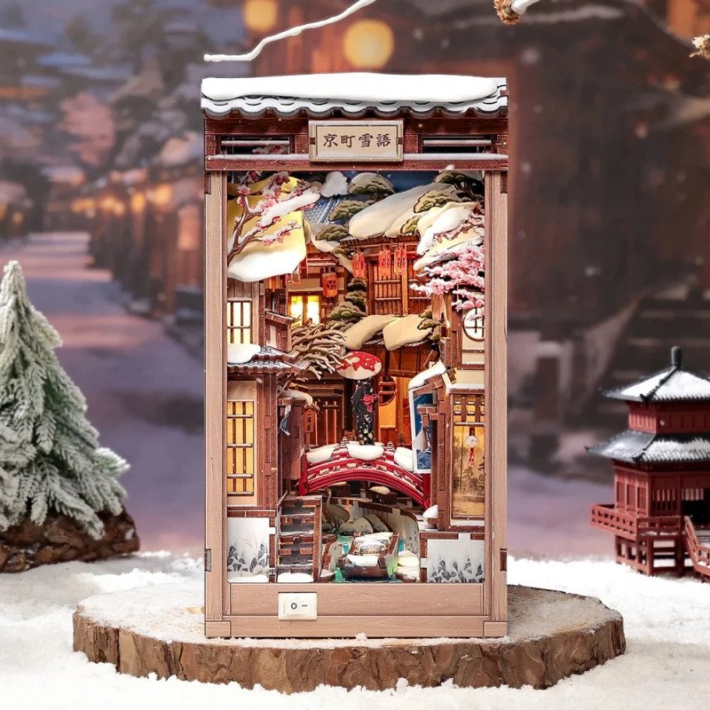 BOOK NOOK KIT - DIY - Kyoto Snow Whisper - 286pc + LED Light – (New arrivals)