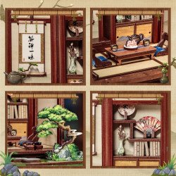 BOOK NOOK KIT - DIY - Kirishima Cha-an - 145pc + LED Light – (New arrivals)