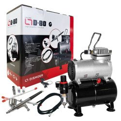Dismoer Airbrush Kit with D-80 Compressor
