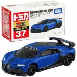Tomica 37 Bugatti Chiron Pure Sports - Takara Tomy